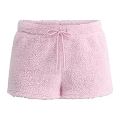 Pastel Fuzzy Mini Shorts