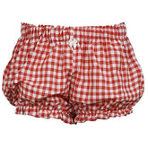 Red Gingham Picnic Shorts