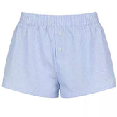 Soft Striped Lounge Shorts