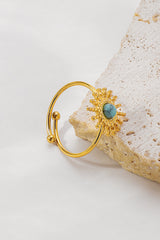 Sun Turquoise Decor Open Ring