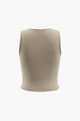 Tanktop mit Wischmuster 
