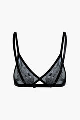 BH-Top aus Netzstoff mit Skelett-Print 