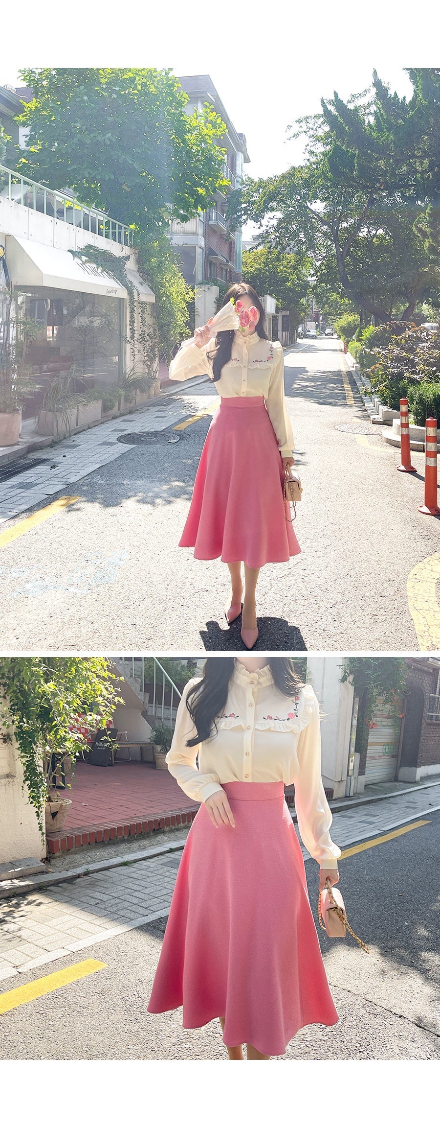 Fall Outfit Women Gentle Long Skirt