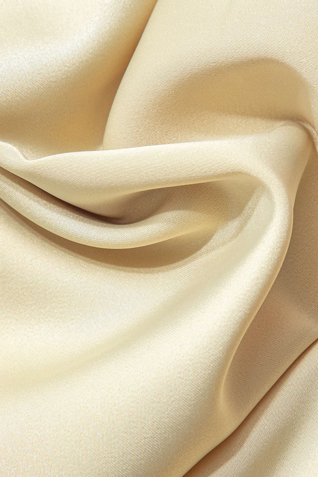 Einfarbiges rückenfreies Maxikleid mit V-Ausschnitt 