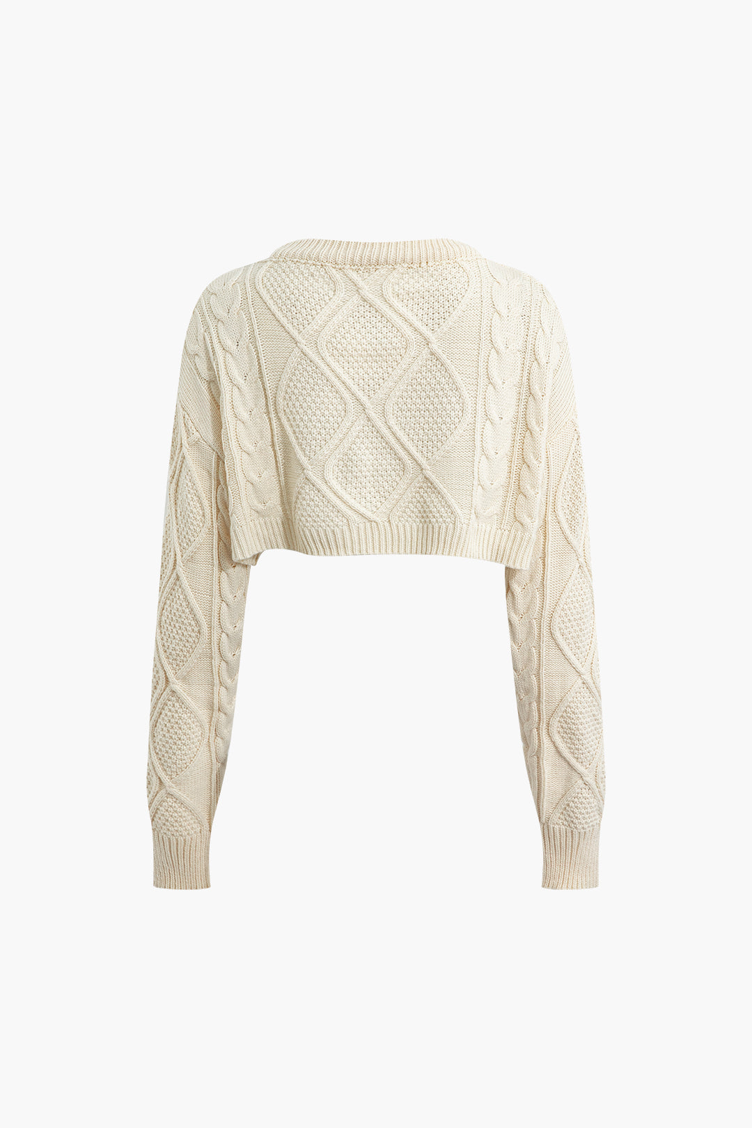 Cable Knit Crop Top