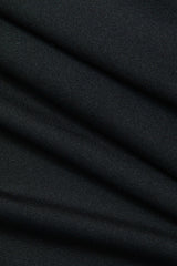 Einfarbiges, rückenfreies Maxikleid mit Schlitz 