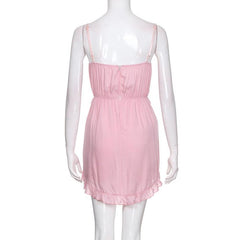 indie dress to impress 2025 Spring/Summer Women's Ruffled Irregular Strap Jumpsuits