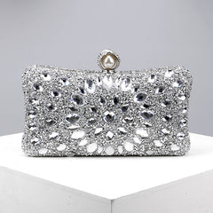 Casual Patchwork Chains Rhinestone Bags(8 Colors)