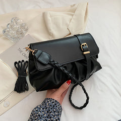 Daily Simplicity Solid Metal Accessories Decoration Fold Bags(5 Colors)
