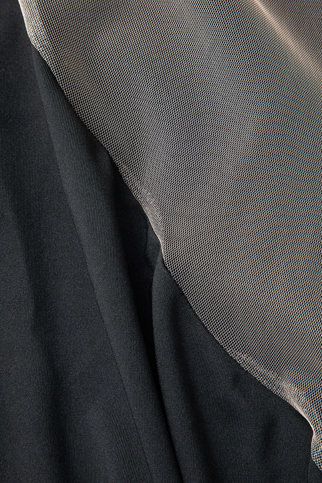 Maxikleid mit transparenter Taille und One-Shoulder-Träger und Schlitz 