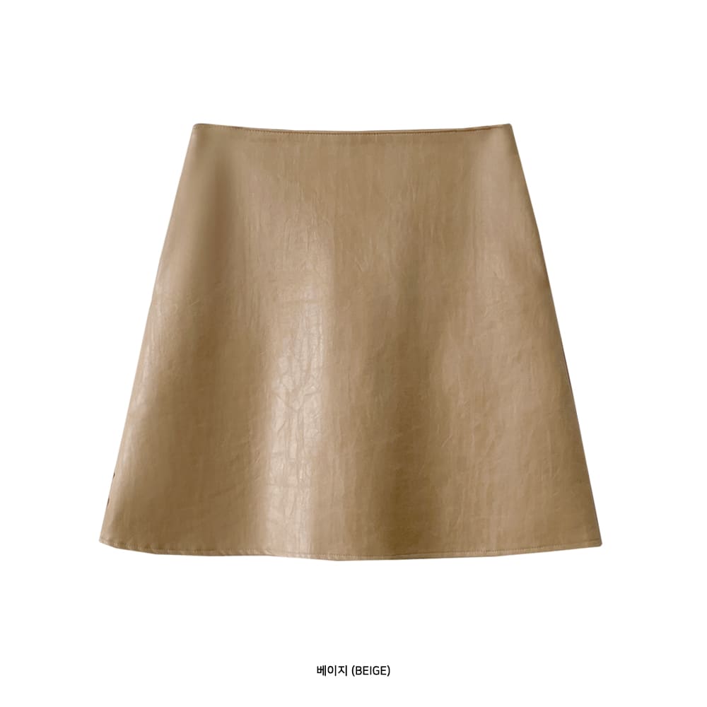 Lora Anne Leather Skirt