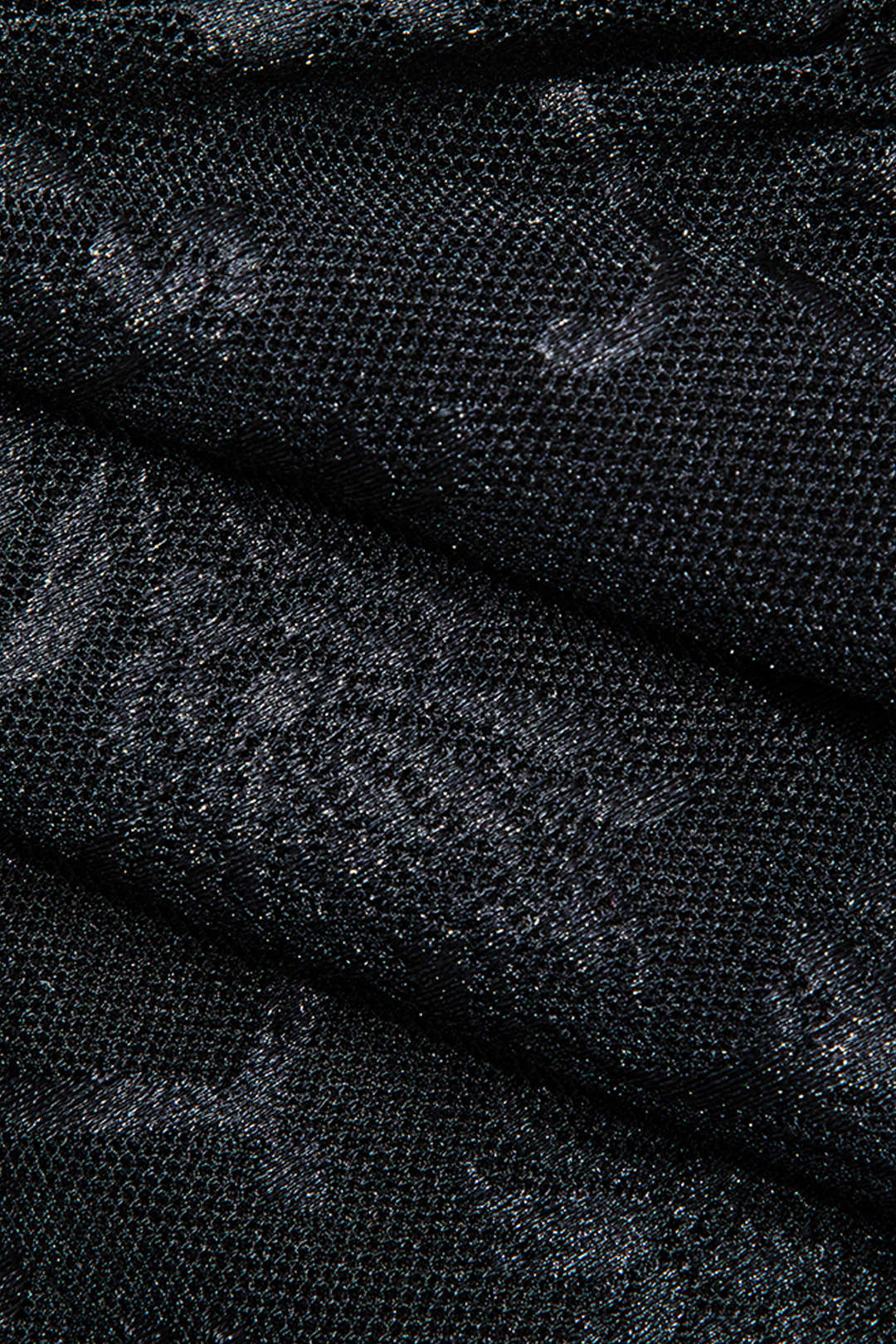 Set aus Jacquard-Korsett-Oberteil mit geflochtener Krawatte und V-Ausschnitt und gerüschtem Minirock 