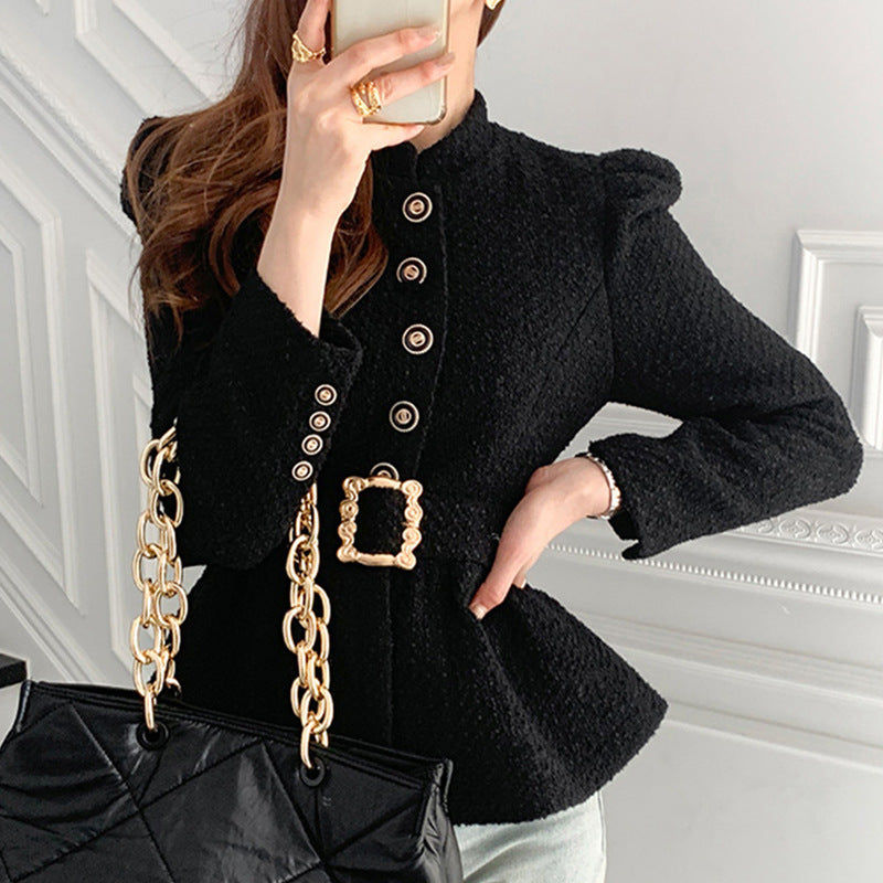 Entdecken Sie Stilideen 6924yd Stil Eleganter Rock Westernstil Prominenter Hongkong-Stil Retro-Chic Professioneller zweiteiliger Anzug für Damen Herbst und Winter