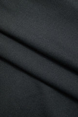 Sheer Mesh Patchwork Mock Neck Long Sleeve Maxi Dress