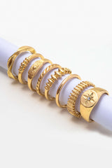 Set mit 10 Ringen 