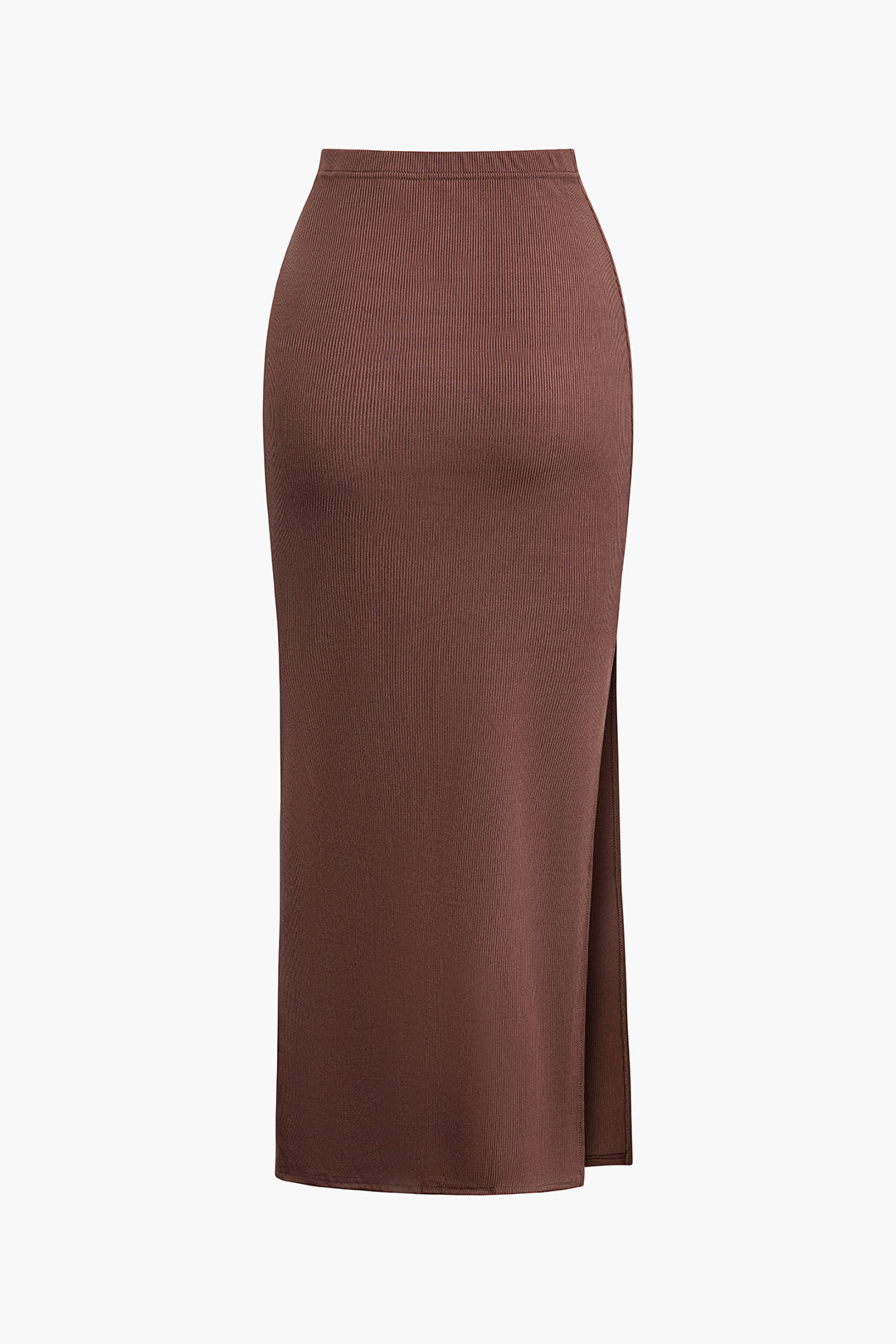 Set aus ärmellosem Crop-Top mit Rundhalsausschnitt und gerüschtem Maxirock 