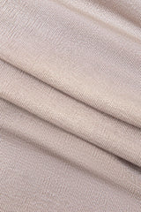 Rückenfreies, gerüschtes Minikleid mit Rundhalsausschnitt und Krawatte 