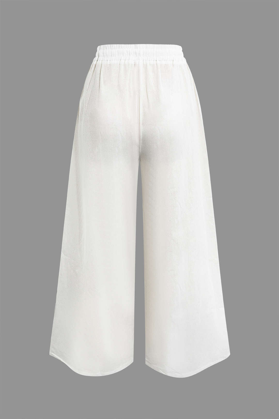 Drawstring Wide Leg Pants