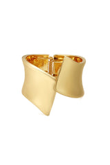 Metal Asymmetric Bangle Bracelet