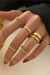 Set mit 7 Ringen 