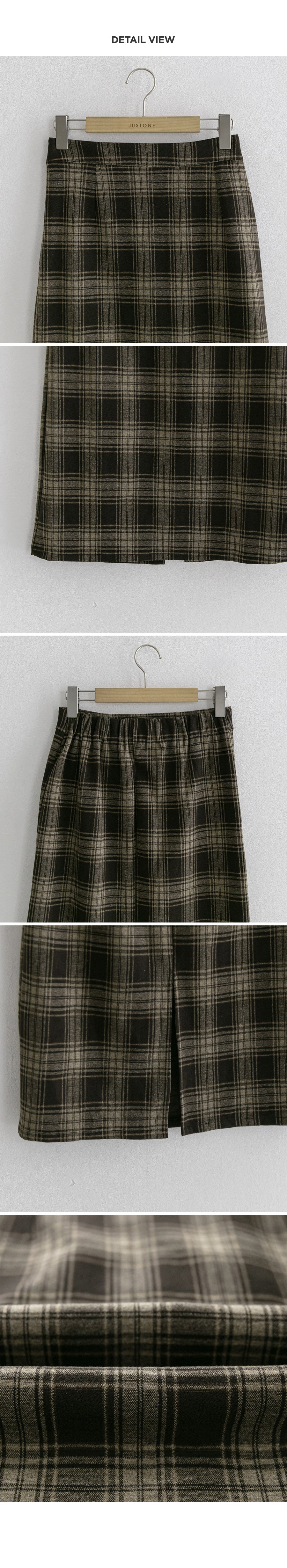 Lindvall Check Skirt