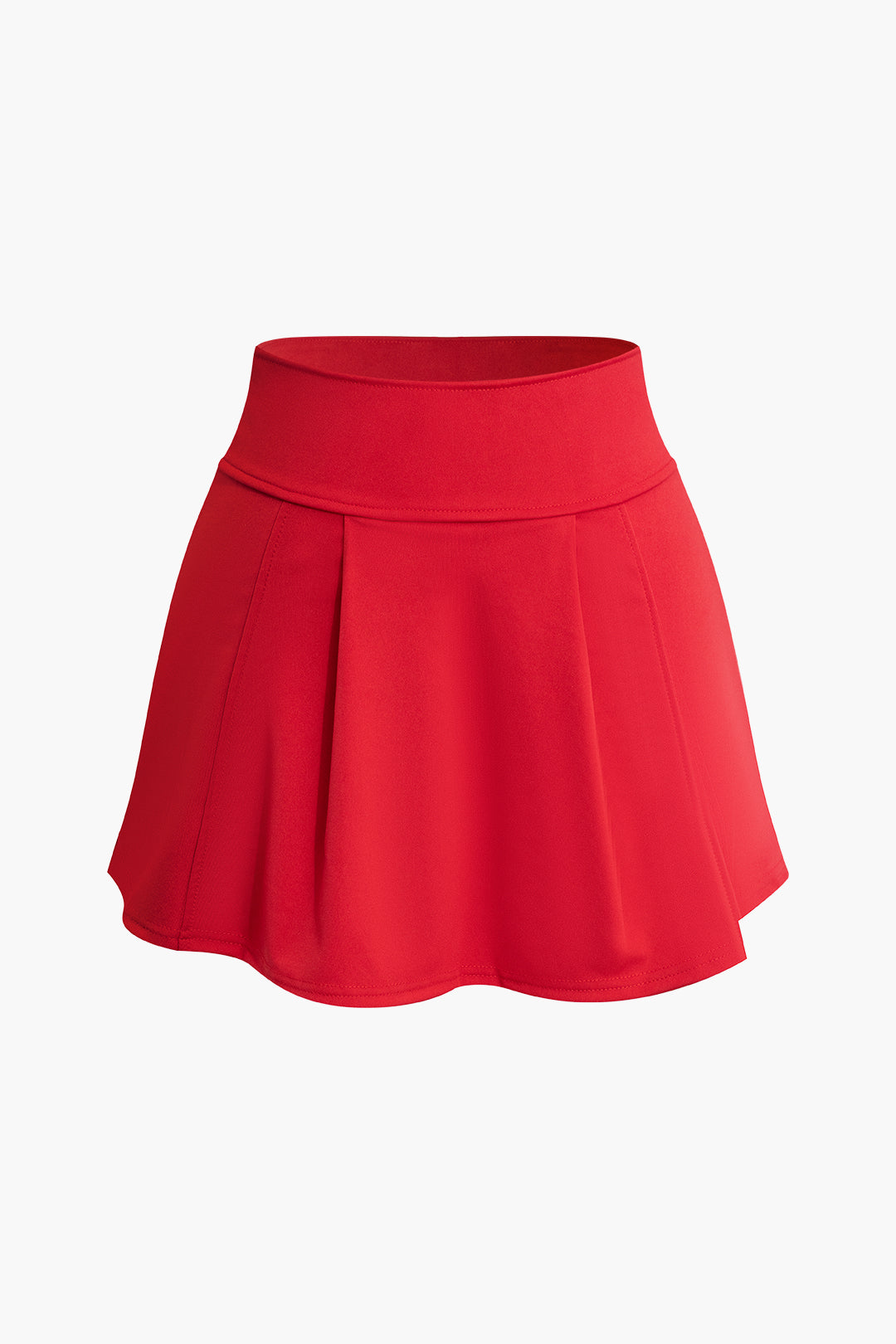 Set aus kurzärmligem Crop-Shirt und Minirock 
