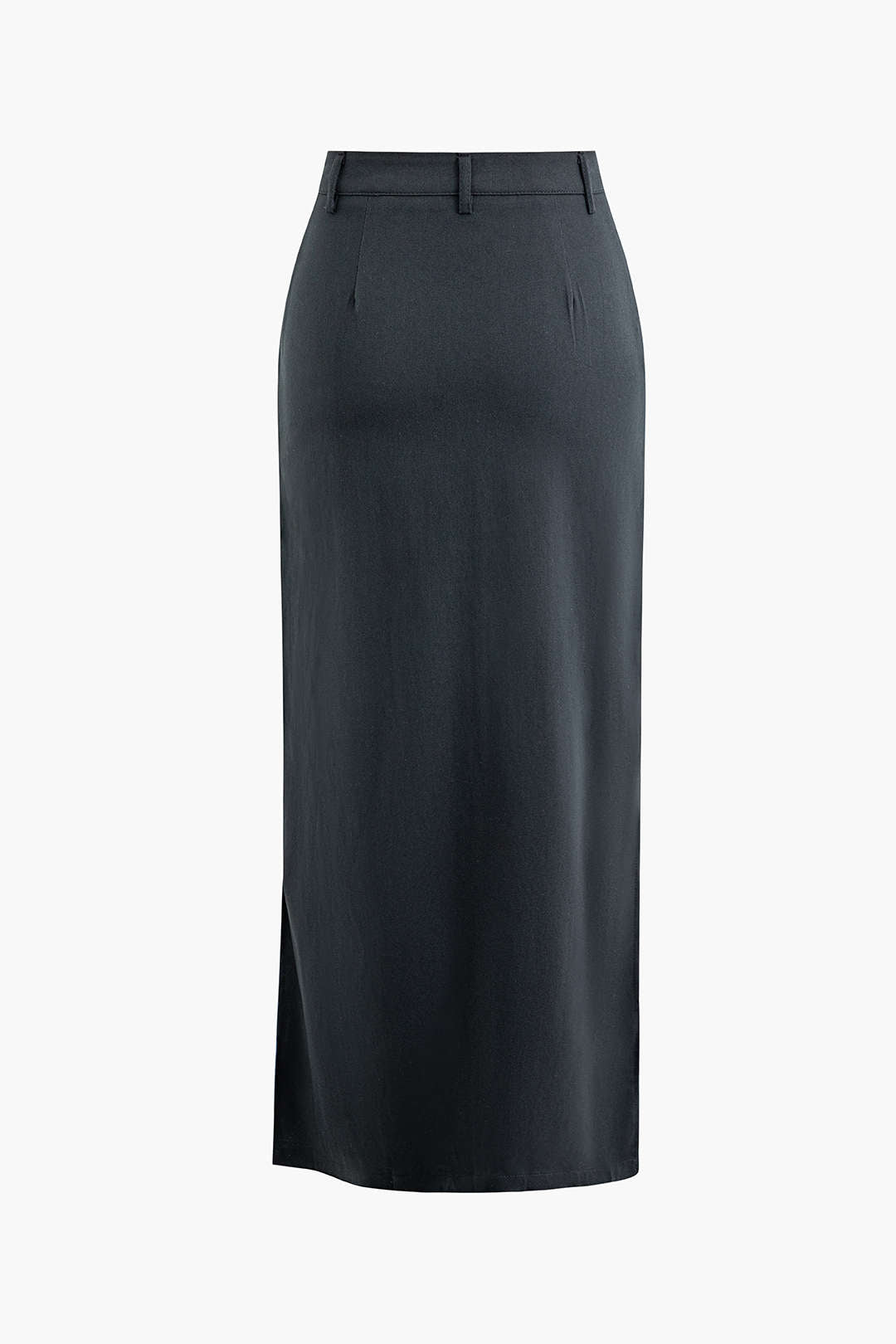 High Waist Slit Maxi Skirt