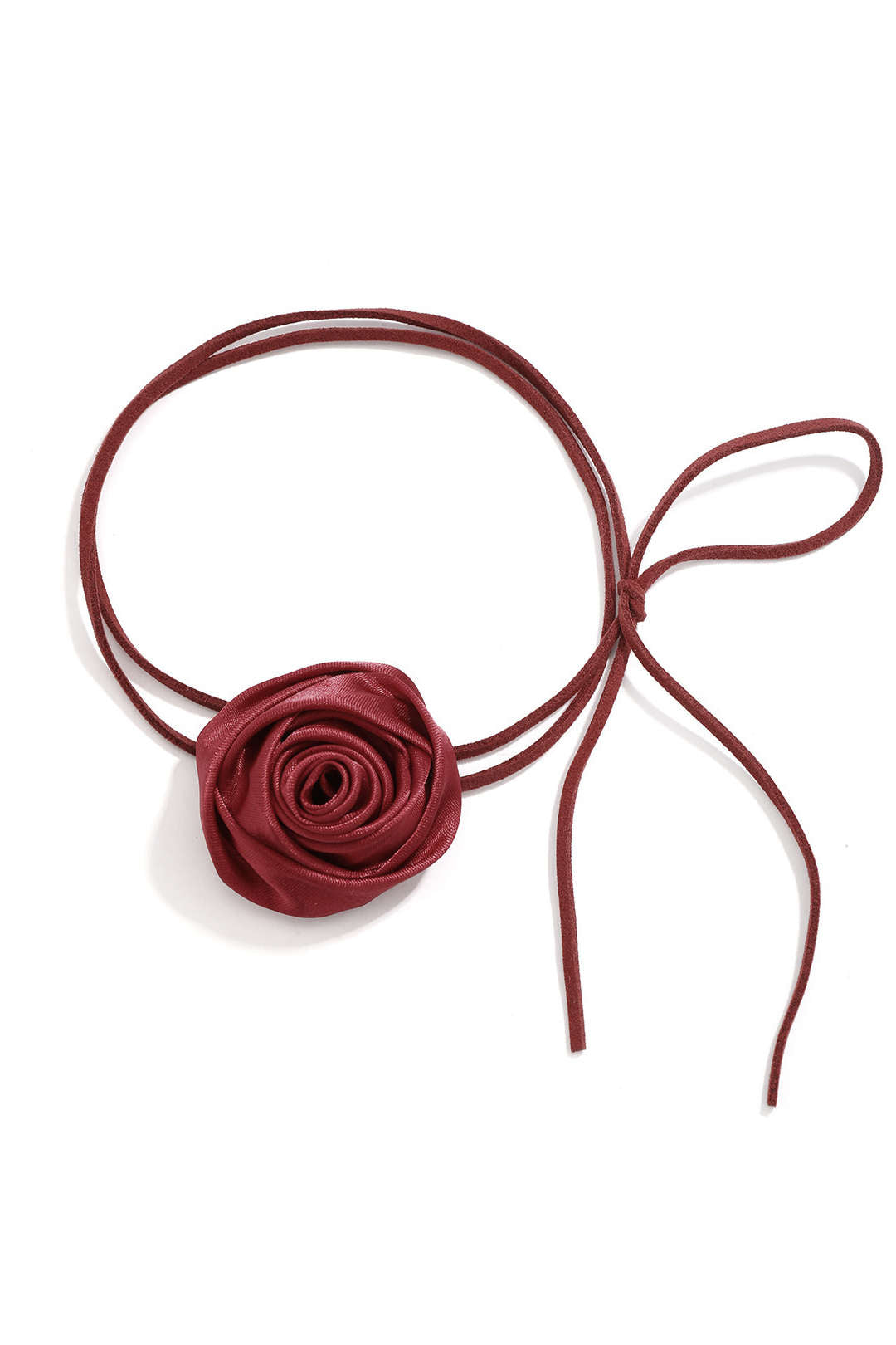 Rosette Decor Choker Necklace