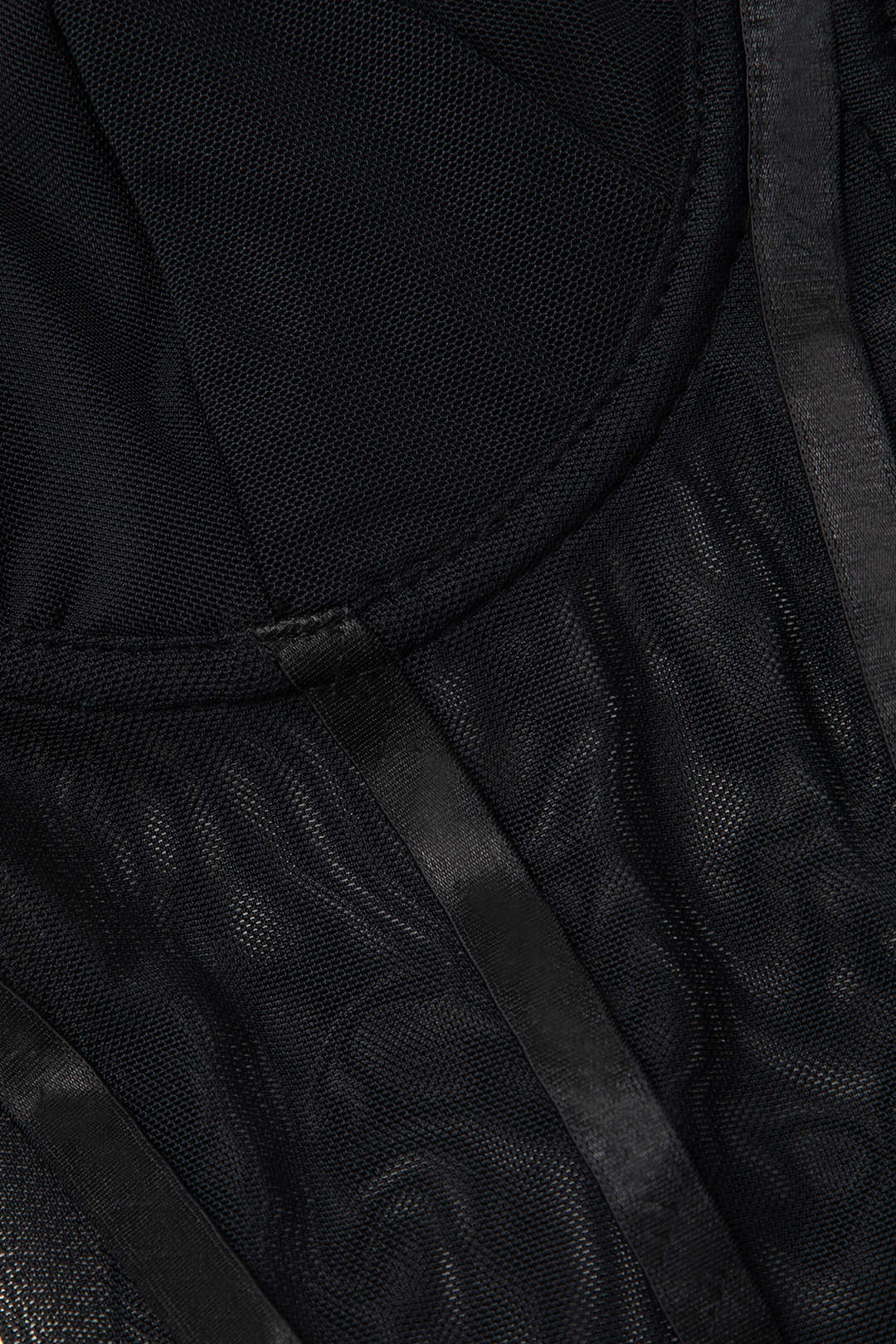 Transparenter Bustier-Korsett-Body 