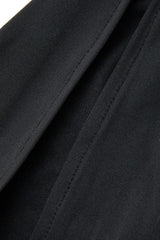 Maxikleid mit transparenter Taille und One-Shoulder-Träger und Schlitz 