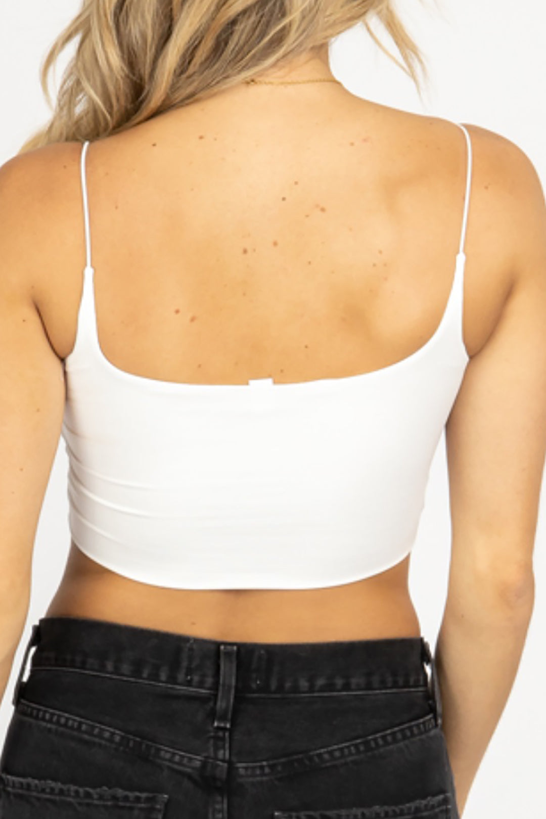 Solid Cami Crop Top