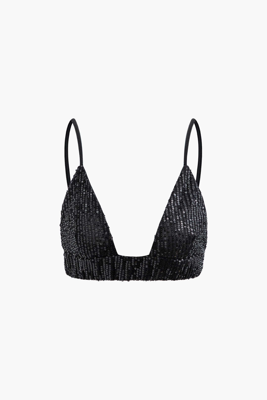 Pailletten-BH-Top 