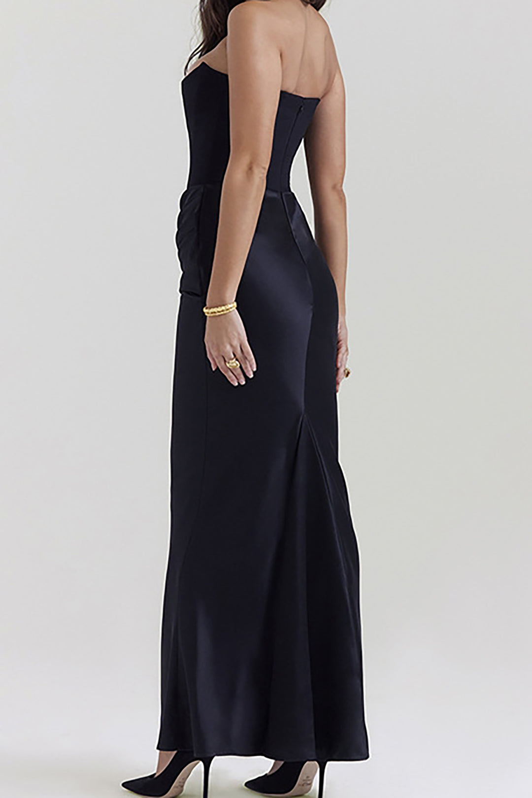 Trägerloses Maxikleid im Meerjungfrauen-Stil 