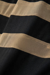 Mesh Patchwork Mock Neck Long Sleeve Maxi Dress