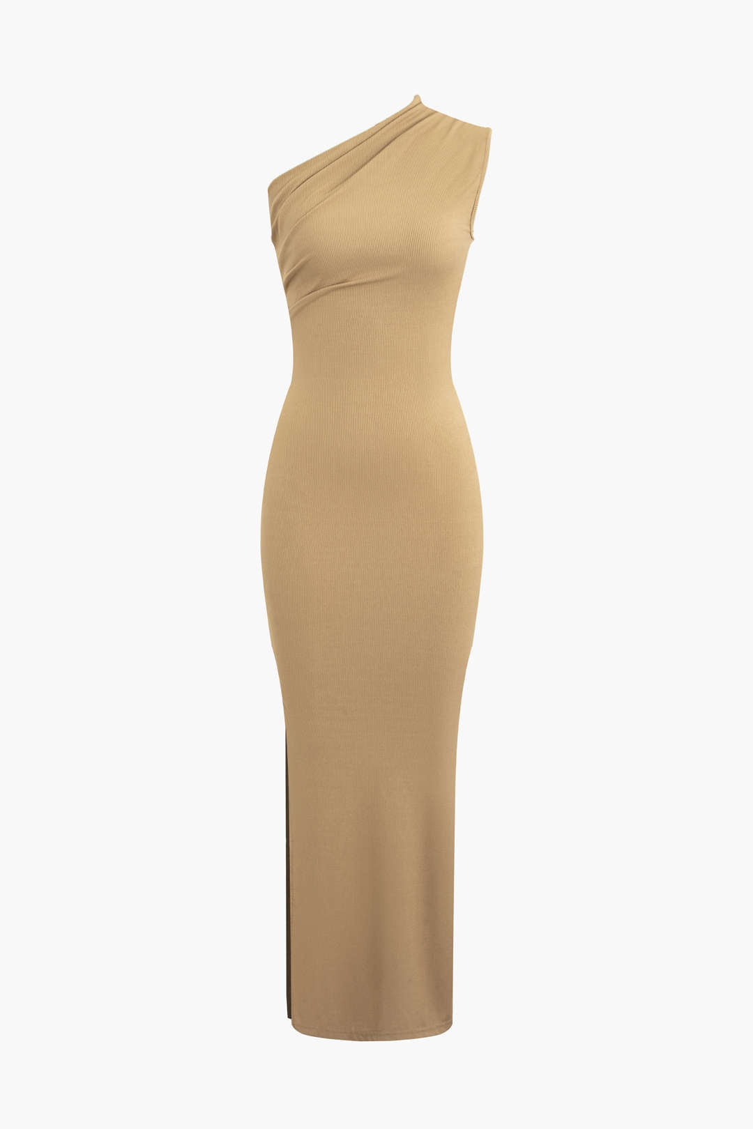 Asymmetric Sleeveless Slit Maxi Dress