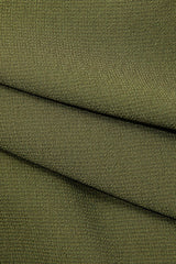 Einfarbiges Minikleid mit asymmetrischem Saum und Rüschen 