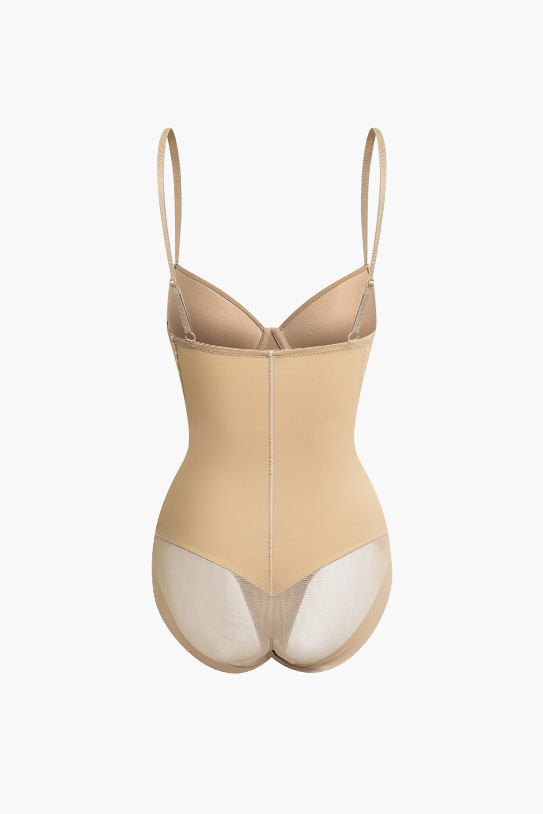 Solides Bustier aus Mesh und Patchwork 