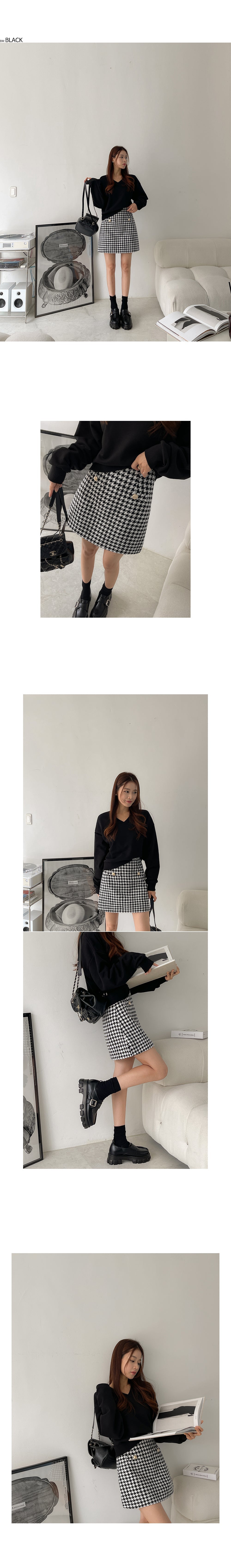 Ifomat Crowe Check Skirt