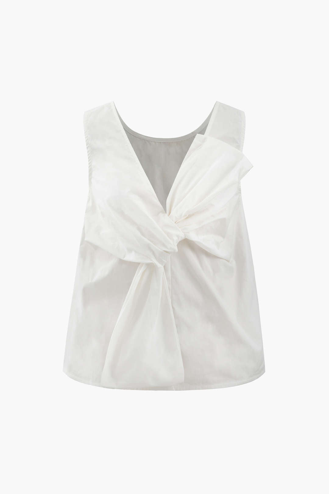 Knot Front Sleeveless Top