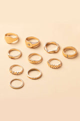 Set mit 10 Ringen 
