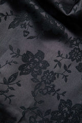 Ärmelloses Jacquard-Minikleid mit Ösen und eckigem Ausschnitt, Plissee 