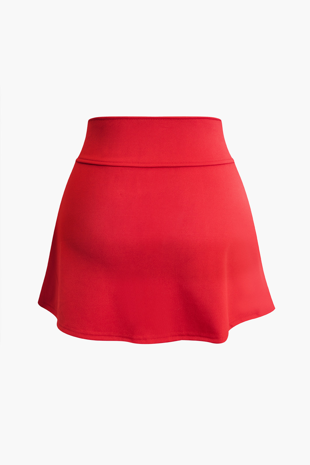 Set aus kurzärmligem Crop-Shirt und Minirock 