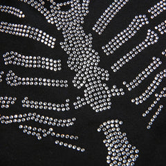 Bones Rhinestone Bardot Top