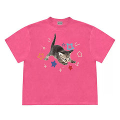 Kitten and Stars T-Shirt