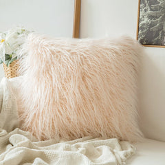 Fur Pillowcase Cushion Cover Decorative Long Hair Pillow Plush Case New Luxury Series Style Faux Throw Cushion Decor