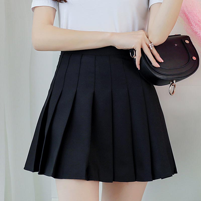 Zurück zum College Jocoo Jolee Damen Sommer Hohe Taille Karierte Röcke Lässige Koreanische A-Linien-Shirts Japanische Schule Kawaii A-Linien-Röcke Für Teenager 