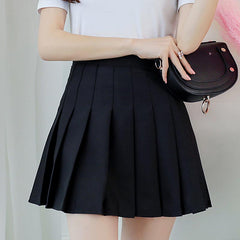 Zurück zum College Jocoo Jolee Damen Sommer Hohe Taille Karierte Röcke Lässige Koreanische A-Linien-Shirts Japanische Schule Kawaii A-Linien-Röcke Für Teenager 
