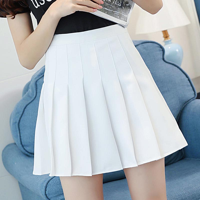 Zurück zum College Jocoo Jolee Damen Sommer Hohe Taille Karierte Röcke Lässige Koreanische A-Linien-Shirts Japanische Schule Kawaii A-Linien-Röcke Für Teenager 