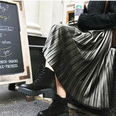 2024 New Autumn And Winter High Waisted Skinny Female Velvet Skirt Pleated Skirts Pleated Skirt Free Shipping