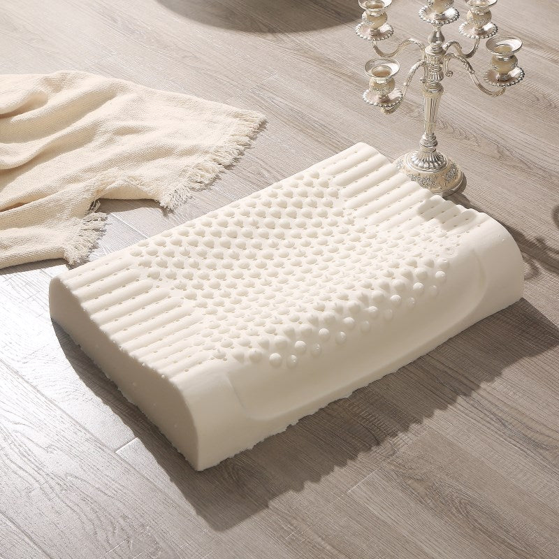 Thailand Pure Natural Latex Pillow Remedial Neck Protect Vertebrae Health Care Orthopedic Pillow Slow Rebound 40x60 30x50